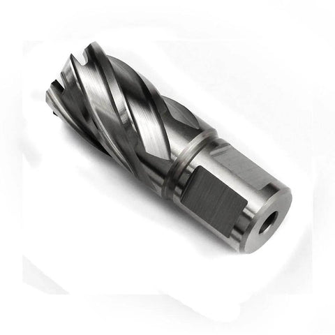 Oscarbide annular cutter with Weldon shank, 13/16 in cutting diameter, 1 in depth of cut for magnetic drill press
