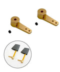 Beefed Up Aluminum RC Aircraft Servo Arms 4mm Steering Arms For Quadcopters And Fixed Wing Drones Heavy Duty Alloy