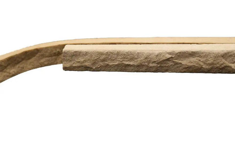 Chiseled Edge Concrete Countertop Edge Form Liner 12 Feet Long 2 Inches Wide And Deep Self Supporting No Silicone Needed