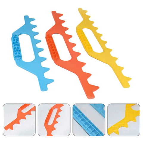 Three Piece Beehive Frame Spacers For 8 9 10 Frame Hives With Distance Rake Beekeeping Tools No Fuss Lightweight Durable Plastic.