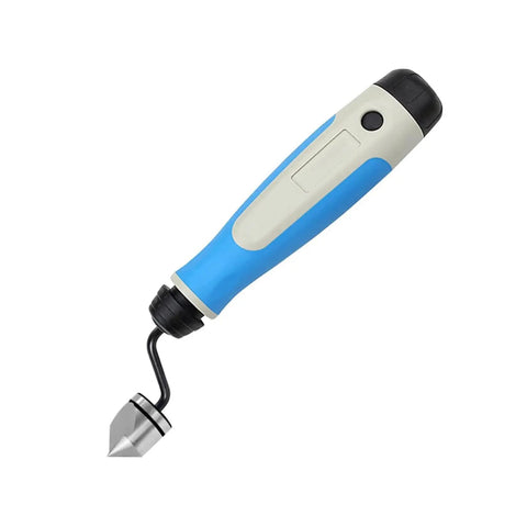 Homer NG1000 Deburring Countersink Tool Set With Sharp M2 High Speed Steel Cutters; blue handle, 90° cutter for clean chamfering.