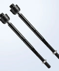 Chevy Silverado 1500 4Pc Front Inner Outer Tie Rod Ends Kit Direct Fit Replacement For 2007 2008 2009 2010 2011 2012 2013 Models Including Avalanche Suburban 1500 Tahoe And GMC Sierra Yukon 1500, black steel tie rods