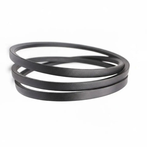 Beefy Five Eighths Inch By Two Hundred Four Inch Drive Belt Replacement For Heavy Duty Drive Systems And Outdoor Machinery High Heat Resistant Durable Rubber OEM 69204 Compatible black belt
