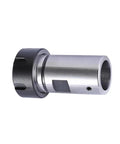 Heavy Duty ER11 Collet Block Chuck With Spindle Motor Shaft Extension Rod For CNC Tooling Set front view showing metal construction.