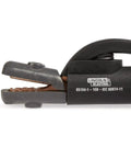 Lincoln Electric Industrial Lightweight 200 Amp Electrode Holder For Stick Welding with copper jaw side view