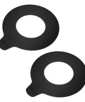Beefy Heavy Duty Round Rubber Washers For Excavator Boom Pads And Bucket Pin Shim Kit Durable Wear Resistant Gasket Set For Excavator Parts Perfect Fit And Long Lasting Performance, black rubber washers