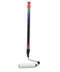Self Priming Paint Roller With Automatic Suction For Flawless Indoor Wall Coating, featuring a white roller and adjustable handle.