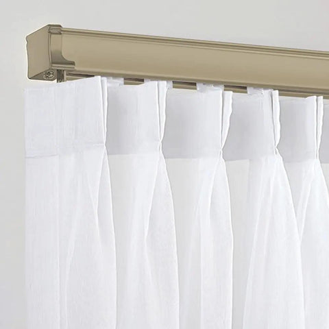 Heavy Duty Wall And Ceiling Mount Sliding Barn Door Track System Glides Like Butter For Bedroom Room Divider Setup Durable Aluminum Alloy Top Shelf Hardware Included with white curtains