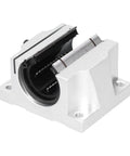 Rock Solid 30Mm Open Linear Ball Bearings Crafted From Premium Aluminum Slide Bushings for CNC routers, showcasing anodized aluminum housing.