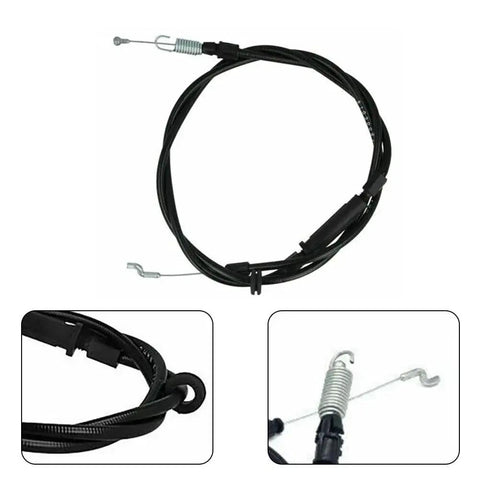 Lawn Mower Clutch Drive Cable Replacement For Mountfield Models Heavy Duty Drive Cable With Easy Install Built To Last For Smooth Start And Precise Control Fits Select Mower Series One Color, black cable with spring ends