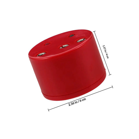 Red Fencing Gear Tester Box For Foil And Epee Training And Gear Repair With Beeping Sensor, dimensions 1.57x2.36 in.
