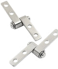 Premium Large 360 Degree Rotation Torque Hinge Set Smooth Zero Friction Swing Heavy Duty Left Right Pair Quick Install Screen Hardware.