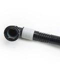 Slick Drop In Replacement Battery Cooling Hose With Left Manifold Pipe For Tesla Model 3 And Y EV 2017 To 2025 close-up view of curved black hose with connector