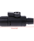 Awesome 16mm By 22mm Push To Connect Water Pipe Kit With Control Valve For Aquarium Filters And Hose Tubing That Makes Plumbing Super Easy And Fast, black plastic