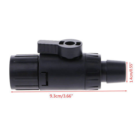 Awesome 16mm By 22mm Push To Connect Water Pipe Kit With Control Valve For Aquarium Filters And Hose Tubing That Makes Plumbing Super Easy And Fast, black plastic