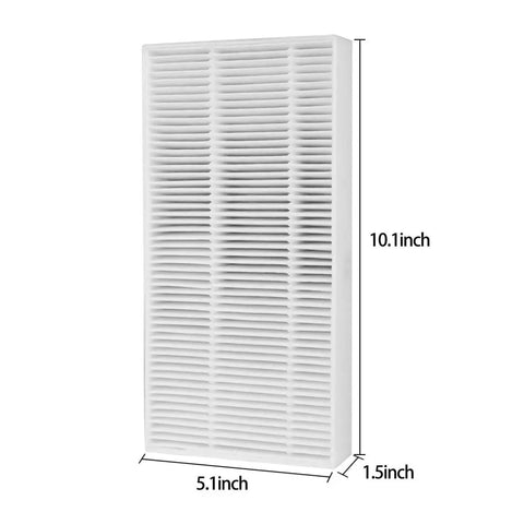 Premium FRF102B Replacement Filter With Odor-Reducing Carbon Prefilter, 2 Pack For Febreze FHT170W FHT180W FHT190W Air Purifiers