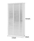 4 Pack HEPA Air Purifier Replacement Filters For Febreze FRF102B And Honeywell HHT270 HHT290 Series, filter dimensions shown.