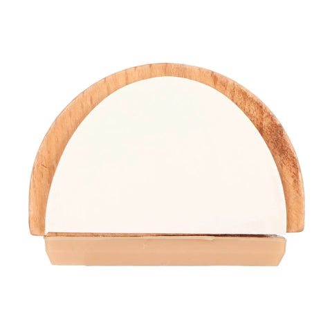 Door Stopper Bumper Wedge No Drill Mounting Silent Shock Absorbent With Wood Grain Design Floor Safe Nonmarking Base