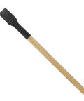 Bark Debarking Tool For Logs With Beveled Blade, wood handle, ideal for woodworking and home shop tasks.