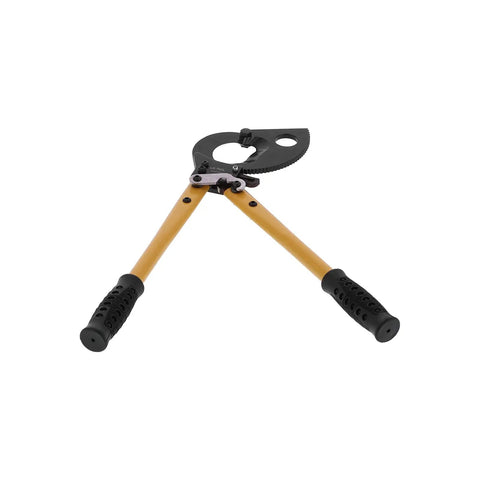 Heavy Duty Manual Cable Cutting Machine With 500Mm² Capacity And Robust Steel Blade, featuring ergonomic handles for comfort.