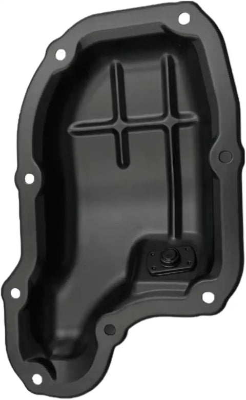 Premium Car Oil Drain Pan For Nissan Micra Iv And Micra Note Years 2010 To 2024 Transmission Fluid Sump Kit With Sealing Gasket To Keep Engine Smooth And Reliable, black metal pan
