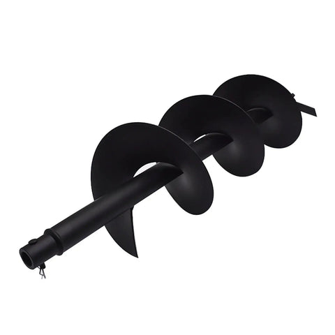 8 Inch Auger Drill Bit For Planting And Garden Beds, Post Hole Ready, Rapid Planter Compatible, 3/4 Inch Shaft, Heavy Duty Steel