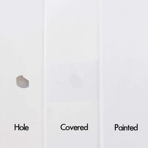 Vinyl Siding Repair Patch Kit for Cracks and Holes Peel and Stick Paintable PVC Patches Weatherproof Outdoor Fix Example