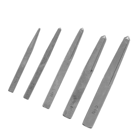 Premium 5 Pc Set Square Easy Out Bolt Extractors For Effortless Removal Of Stripped Screws And Broken Studs This Versatile Tool Makes Any DIY Job A Breeze By Grabbing Damaged Fasteners Like A Pro. carbon steel square extractors no.1 to no.5 set