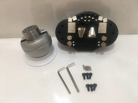 Ball Vise Engraving Tool Set With 3 Inch Professional Ball Vise And 30 Attachment Blocks for Jewelry Engraving Metalworking