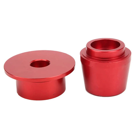 Top Shelf 2 Piece Front Crankshaft Cover Alignment Tool Steel Red Oem 2357900, red aluminum tool set for BMW B38 engine timing.