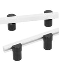 Aluminum Alloy Bench Dogs 2 Piece Stop Board Anodized 20mm Woodworking Workbench Stops for Positioning and Fixing