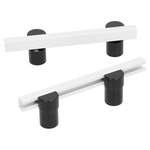 Aluminum Alloy Bench Dogs 2 Piece Stop Board Anodized 20mm Woodworking Workbench Stops for Positioning and Fixing