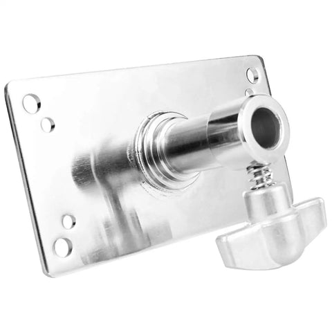 Hella Sturdy Overhead Camera Wall Mount With All Metal Welded Frame And Roomy 3.34 Inch Wall Plate Featuring 1/4 And 3/8 Inch Screw Threads For Zero Hassle Tripod Free Recording And Serious Space Saving Convenience For Creators