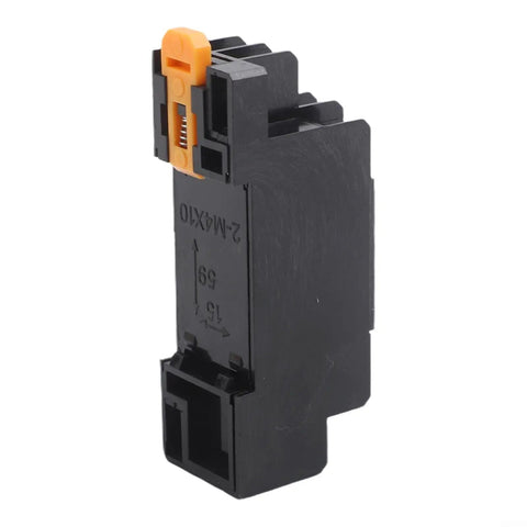 Plug And Play 8 Pin DPDT Relay With Socket Base 10A 220 To 240 Volt AC For Industrial Control Panels with orange clip