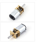 6V 100RPM DC Gear Motor N20 3mm Shaft Mini Metal Gearbox High Torque Micro Electric Motor for DIY Projects Toys Robotics