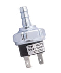 Front view of Air Compressor Micro Pressure Switch N003990 Fits D55168 Types 5 Through 8 160 PSI On and 200 PSI Off Replacement Part.