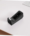 Six Station Blue Desktop Tape Dispenser Set With Six Premium Adhesive Rolls For Legit Heavy Duty Packing Smooth Desk Organization And No Sweat Sealing Top Shelf Workspace Solution on a clean desk.