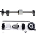 Top Shelf Sfu1204 Ball Screw Kit Loaded With Two Hgr15 Linear Guide Rails And Four Hgh15ca Motion Carriages Ready For Fast Gantry Machine Assembly Projects, showing components and assembly parts.