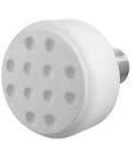 Quad Skate Toe Stoppers Set With Adjustable Height Brake And 82A Rubber, white 82A rubber design, threaded attachment
