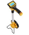 Digital Display Measuring Wheel Distance Measure With Backlit Multifunction in yellow and black, featuring a digital screen and functional buttons.