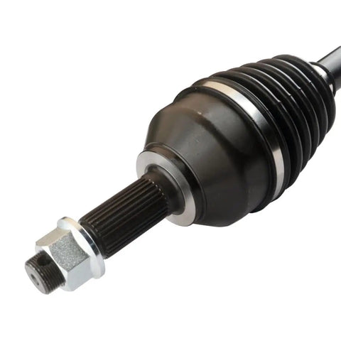 CV Axle Assembly For 2007 To 2013 Nissan Altima Front Left Replacement With Durable Neoprene Boot And Easy Install Reliable Drivetrain Shaft For All Weather Driving And Smooth No Fuss Performance. Front CV axle with splined shaft and neoprene boot