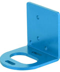 Blue metal adjustable RC motor mounting bracket with L-shaped base for 540/3660/3650 motors