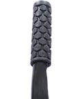 Close-up of the Heavy Duty Fence Stretcher And Wire Splicer Tool handle with hexagonal grip pattern, black steel design.