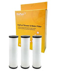 PureMax Shower Filter Refills 3 Pack For VitaPure Inline 300VPX with box and three refills shown in front