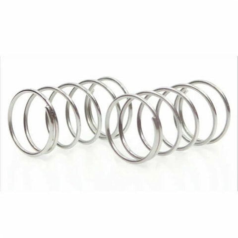 DIY Ready Stainless Steel Extension Compression Springs Kit 0.2mm Wire Diameter, 2mm Outer Diameter, 5-20mm Length, 20 Pieces Pack