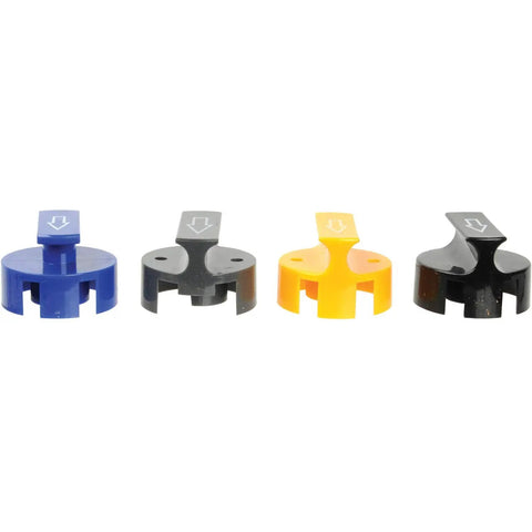 Camshaft Synchronizer Alignment Tool Kit For Ford, Mazda, And Mercury Vehicles - four colorful plastic camshaft alignment tools