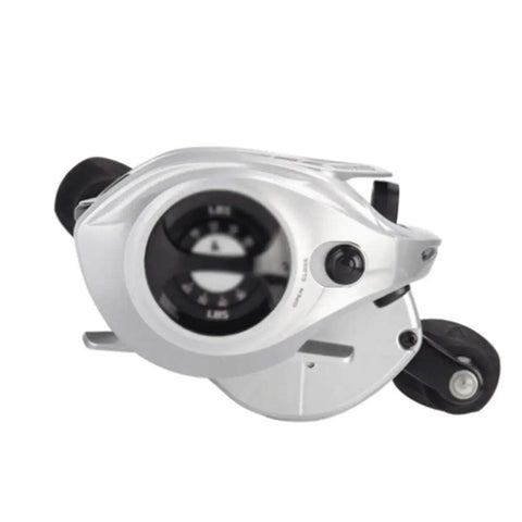 Palm Sized Fishing Reel With Slow Shaking Iron Plate 3000 Line Capacity Line Cup Durable Anti Rust Metal Housing For Freshwater Outdoor Fishing And