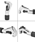 Jiawu Durable Fiber Optic Cable Cutter And Wire Stripper Tool For Electricians, 12.6 cm, metal, versatile for trimming and stripping.