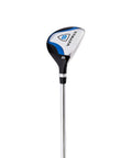 Strata 12 Piece Complete Golf Club Set for Men Right Hand Blue Featuring Lightweight Driver Fairway Wood Hybrid Irons and Putter Designed