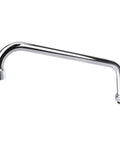 8 Inch Swivel Spout Replacement Kit For Commercial Kitchen Sink Faucets With M25x1 25mm Connector 2 GPM Aerator 360 Degree Stainless Steel Chrome Finish Add On Spout Pro Grade